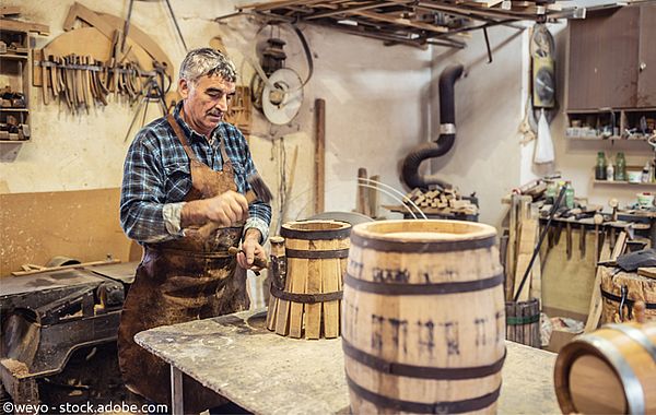 Herstellung von Whiskyfässern