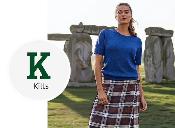 Kilt für den Sommer Damenkilt aus Leinen