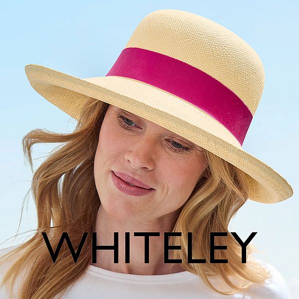 Frau mit Sommerhut von Whiteley