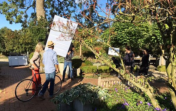 Blick hinter die Kulissen beim Fotoshooting im GrafGarten