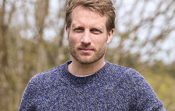 Schurwoll-Pullover Pullover aus Schurwolle mit Melangegarn