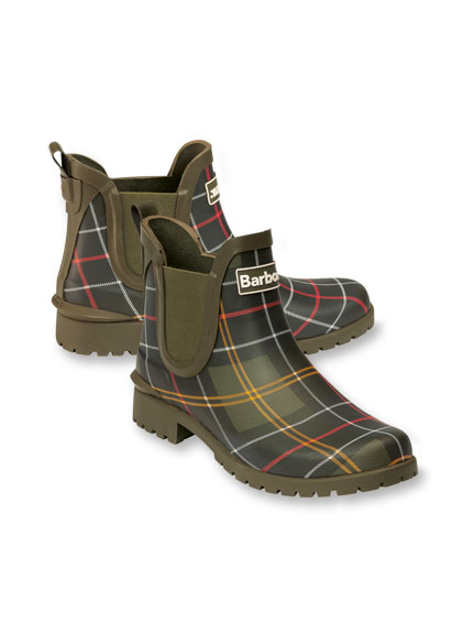 Barbour Chelsea Boot für Damen im 'Classic Tartan'