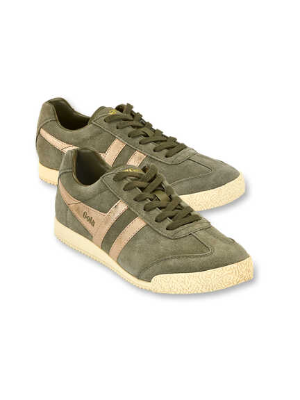 Gola-Sneaker in Khaki-Gold