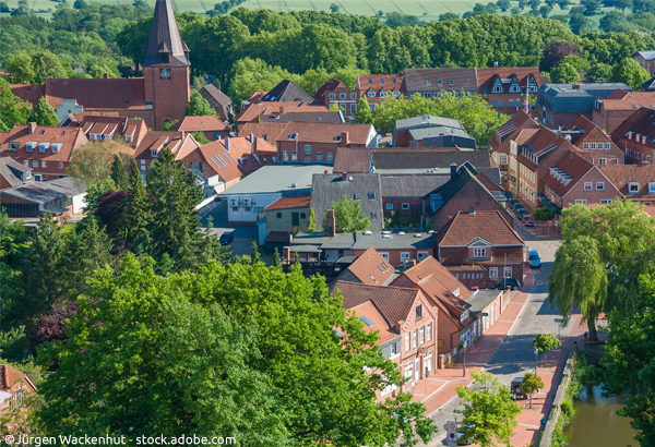 Rund um den Markt in Lütjenburg